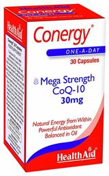 Conergy CoQ-10 30mg 90 κάψουλες Health Aid